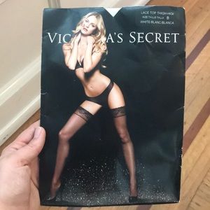 Victoria’s Secret Lace Top Thigh-High NIB